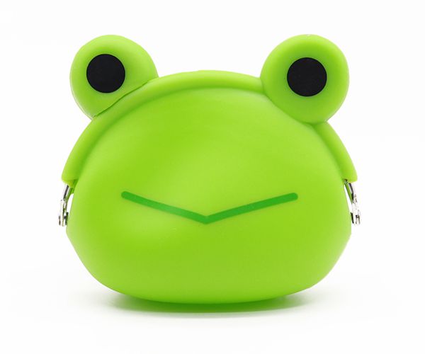硅膠零錢袋，青蛙硅膠錢包，學(xué)生硅膠錢袋